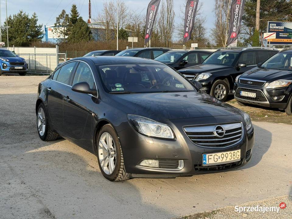 Opel Insignia 20 Diesel 2009r Skóra Raty Xenon grafitowy dolnośląskie