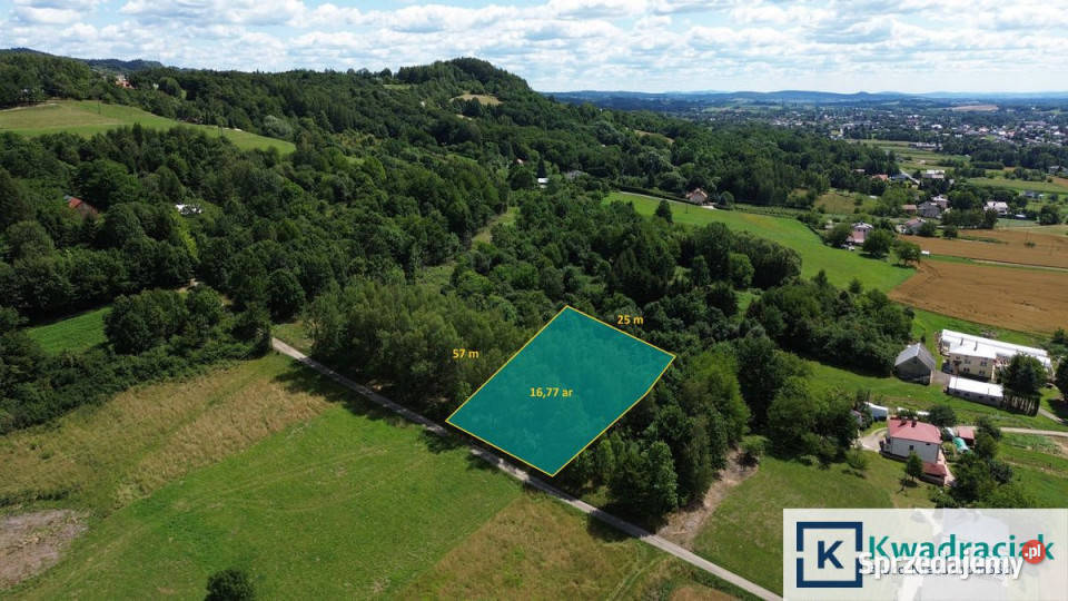 Działka Odrzykoń 1677m2 sprzedam