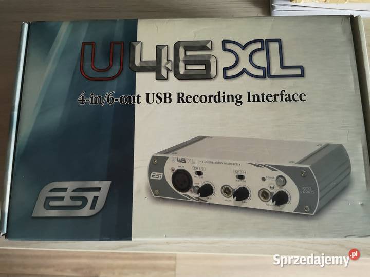 Sprzedam ESI U46XL interface audio USB urządzenia rejestrujące Wrocław sprzedam