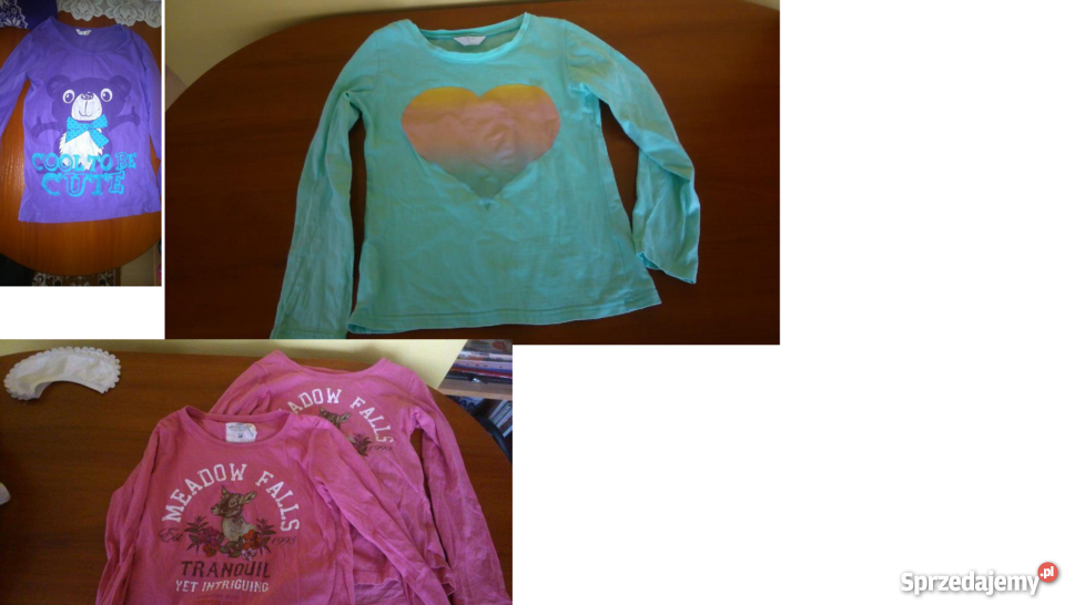 bluzki dziewczęce 128 długi rękaw wielkopolskie Poznań