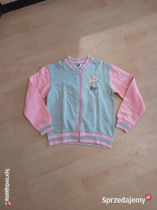 Bluza dziewczęca bejsbolówka bez kaptura Psi dziewczynka Bluzy Szczecin