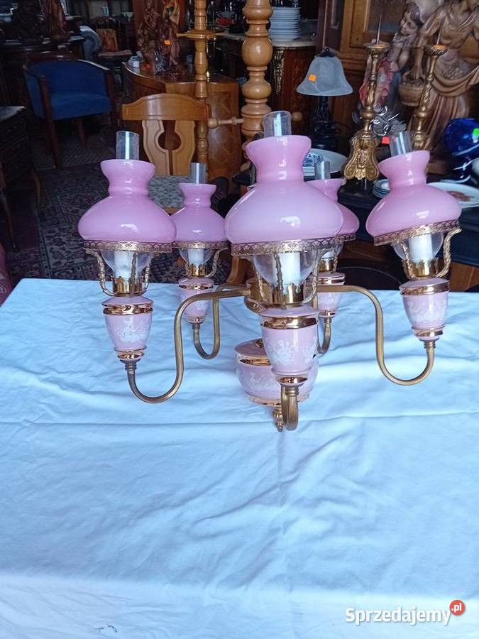 Żyrandol mosiężny Tarnogród sprzedam