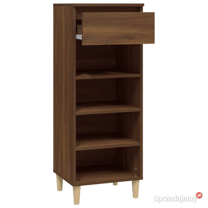 Szafka na buty brązowy dąb 40x36x105 WM819779 mazowieckie Warszawa