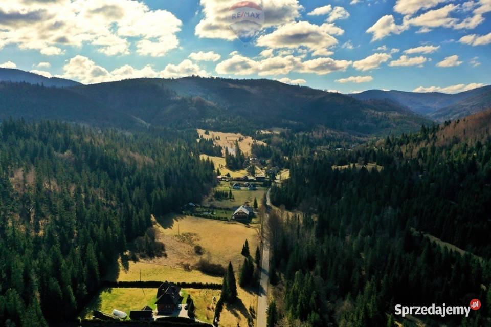 Działka budowlano rolna w Rycerce Górnej 0m śląskie Rycerka Górna