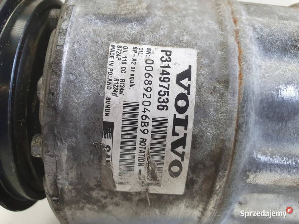SPRĘŻARKA KLIMATYZACJI Volvo V70 III XC70 II 24 Chełm sprzedam