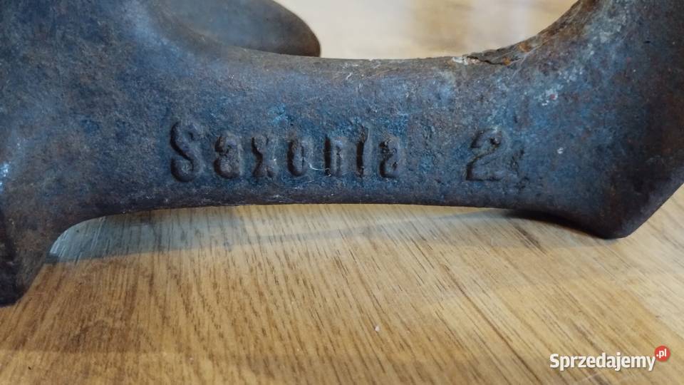 Stare kowadło szewskie saxonia 2 rzadkie Poznań