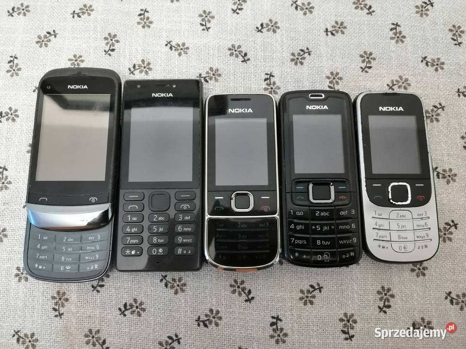 TELEFONY NOKIA Z ŁADOWARKAMI