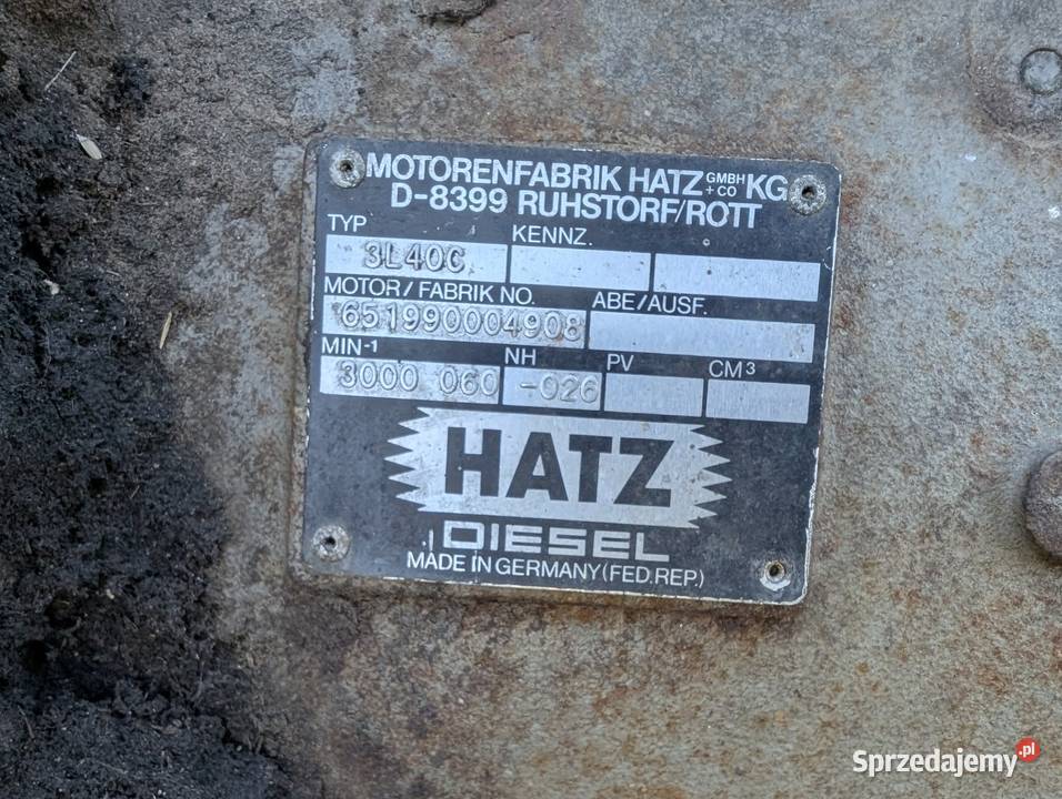 Silnik HATZ 3L400C Sadłowo-Parcele