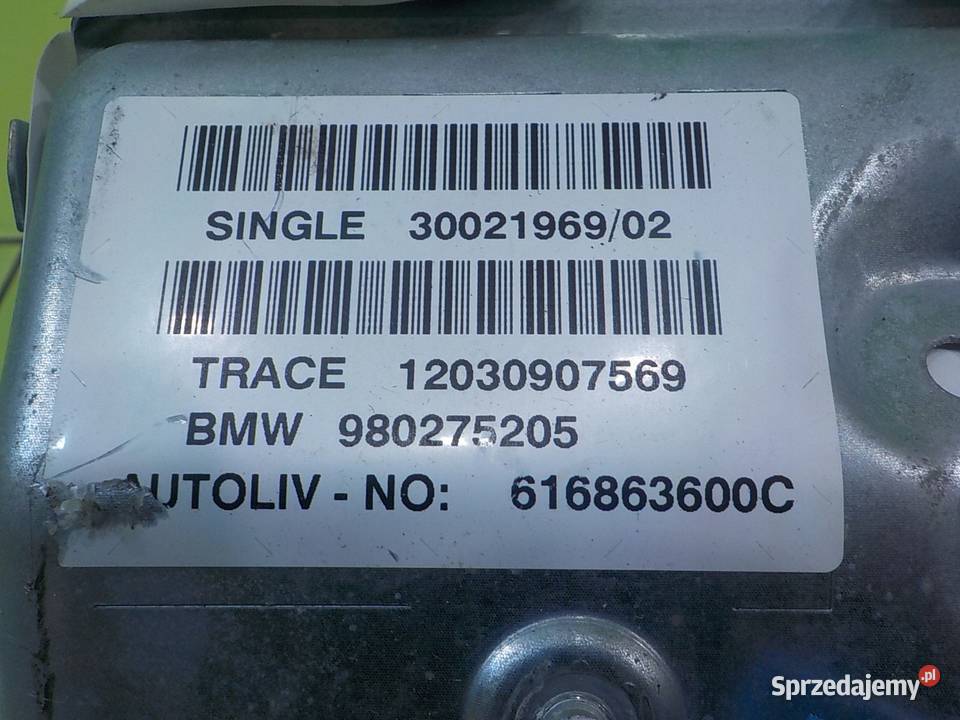 MINI COOPER COUNTRYMAN I 16 D 12r 5D AIRBAG osobowe Poduszki powietrzne Motoryzacja Suków