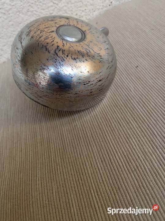 Przedwojenny metalowy duży dzwonek do roweru mazowieckie