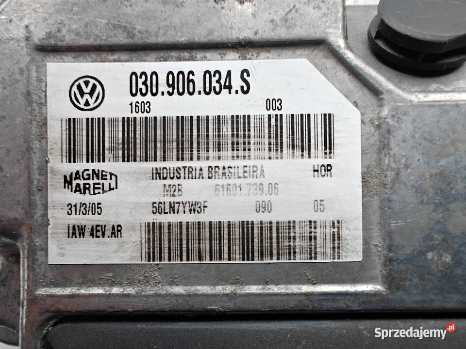 VW Polo Fox 14 sterownik silnika 030906034S osobowe