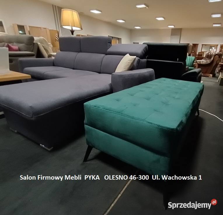 HIT Pufa 140 PIKOWANA z pojemnikiem OUTLET Meble Olesno