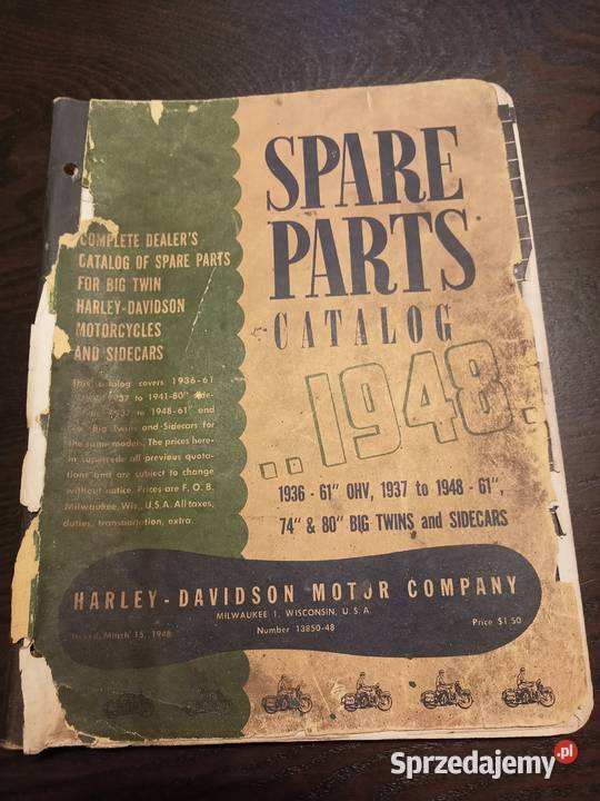 Katalog części Harley U ULH UH E EL F FL Pozostałe sprzedam