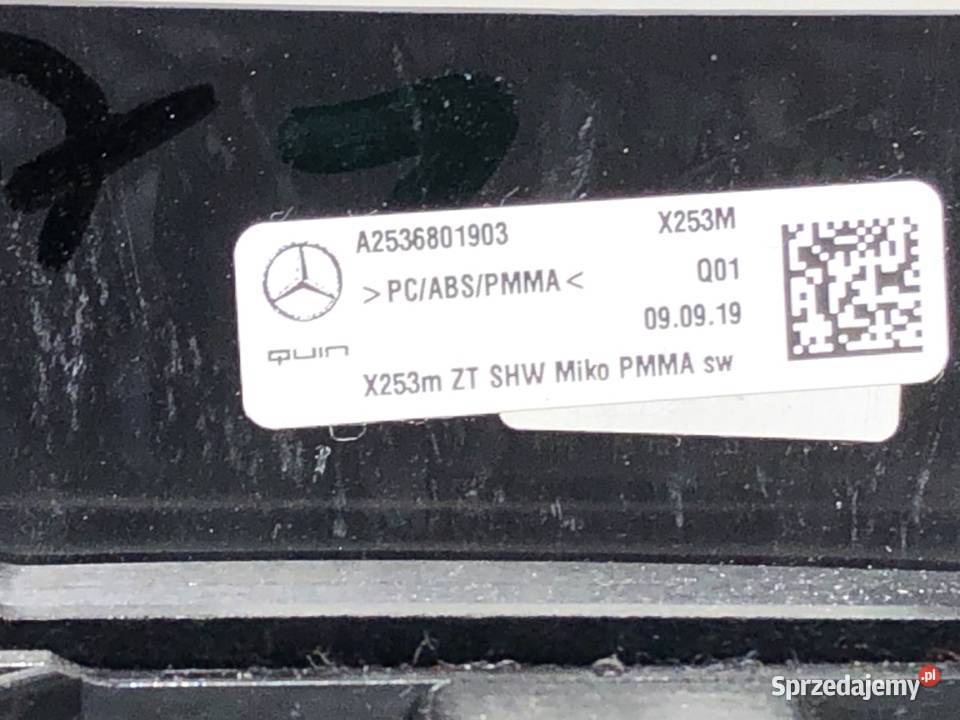 DEKOR KOKPITU KRATKA NAWIEWU PRZÓD MERCEDES GLC osobowe