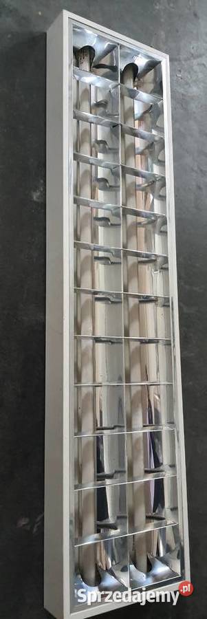 Lampa sufitowa świetlówki oprawy biały Sokolniki