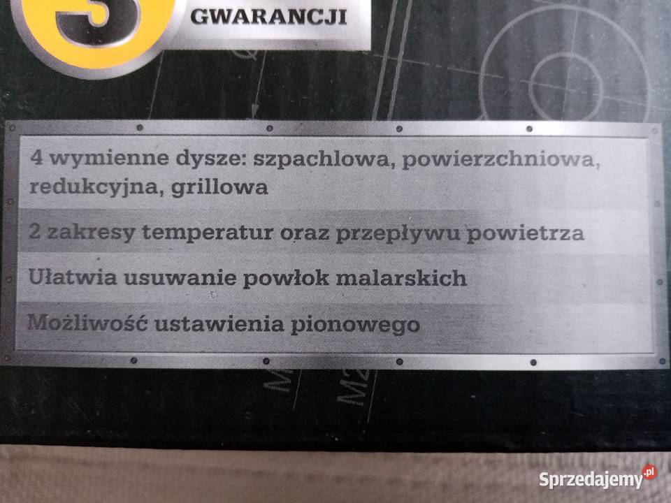 Opalarka 2000W z 4 dyszami Nowa Wieliczka