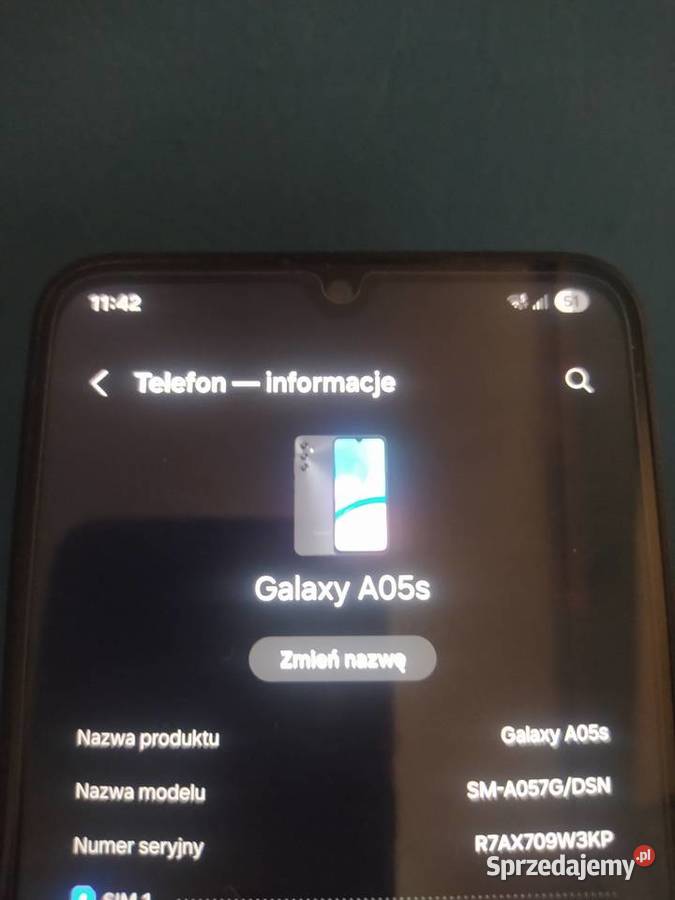 Samsung A05s Ptaszkowa sprzedam
