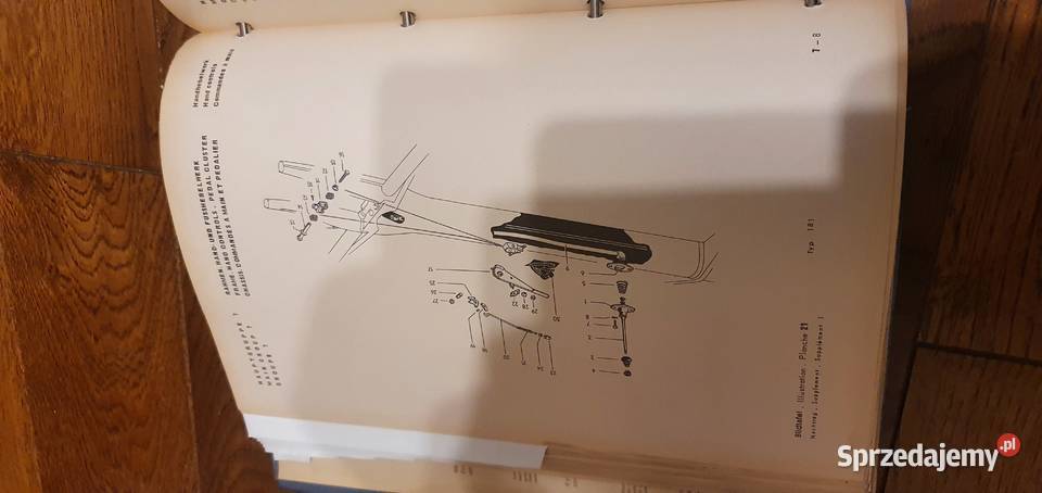 vw typ 181 kubelwagen katalog części 1971