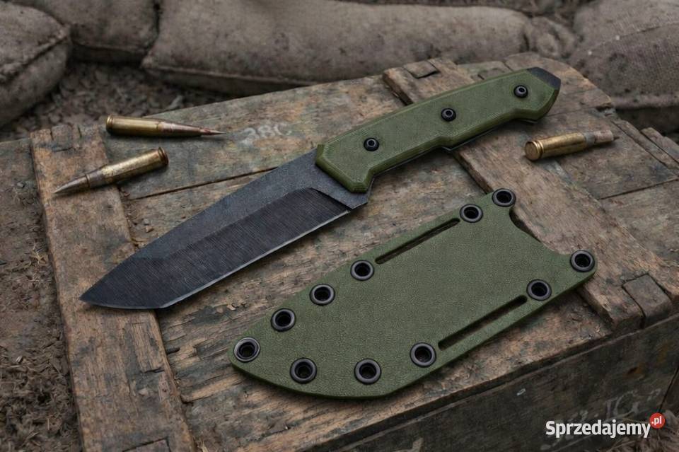 Nóż Kadaffy Olive Ręcznie Robiony Bushcraft sprzedam