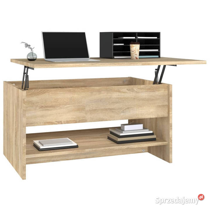 Stolik kawowy dąb sonoma 80x50x40 materiał Warszawa sprzedam