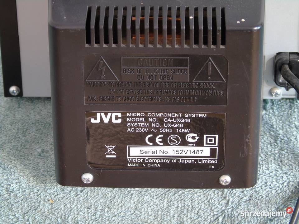 Wieża JVC pilot USB mp3 RDS AUX DOSTAWA Jasło