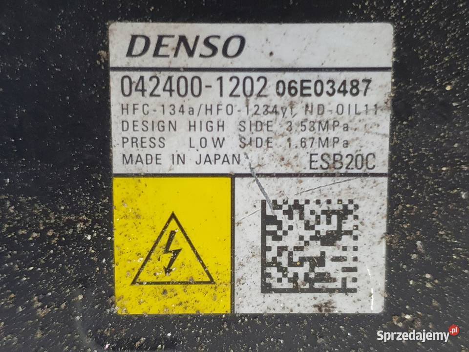 Toyota Corolla E21 SPRĘŻARKA KLIMATYZACJI Janów sprzedam