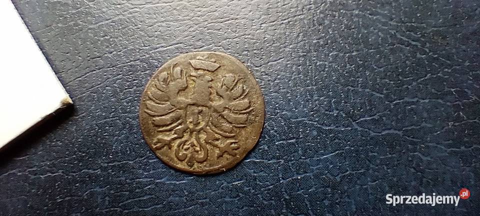 Stare monety 3 fenig 1658 Niemcy srebro Lesko