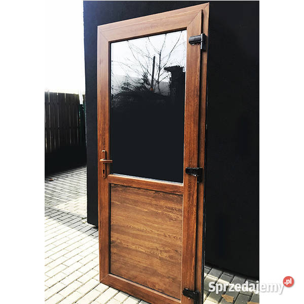 Ciepłe drzwi 100x210 złoty dąb Kraków