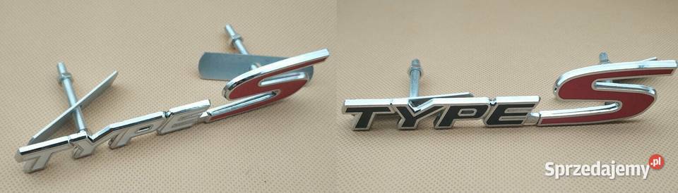 NOWY przykręcany znaczek TYPES Type S 2 kolory Zamość