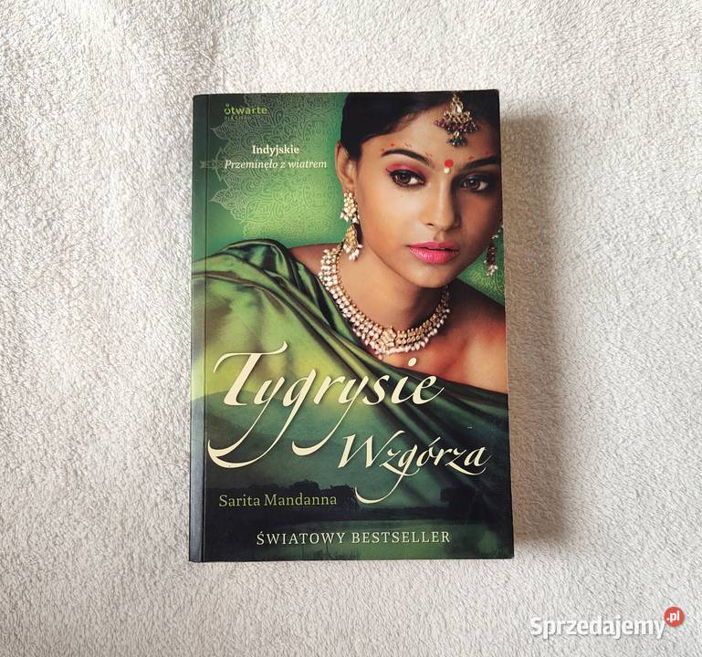 Książka Tygrysie Wzgórza Sarita Mandanna okładka Szczecin