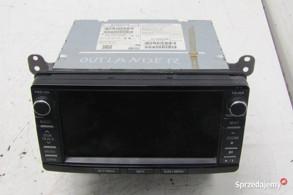 RADIO NAWIGACJA NAVI MITSUBISHI OUTLANDER III