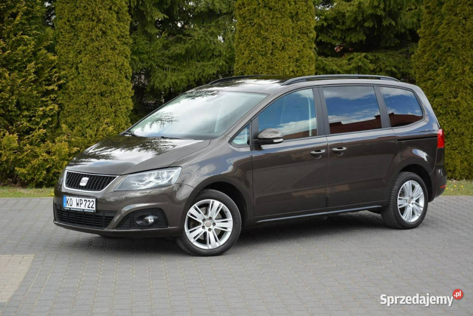 Seat Alhambra 7Foteli DSG biXenon Ledy Skóry lakier metallic Ostrów Mazowiecka
