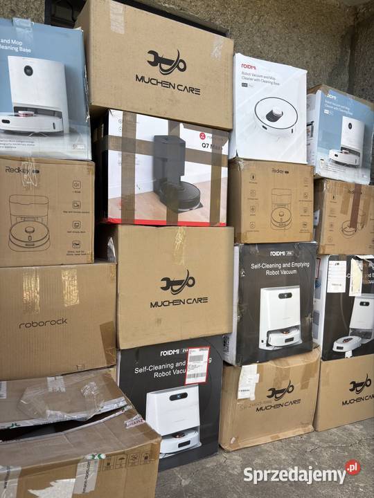 3 palety roboty sprzątające odkurzacze paleta Poznań sprzedam
