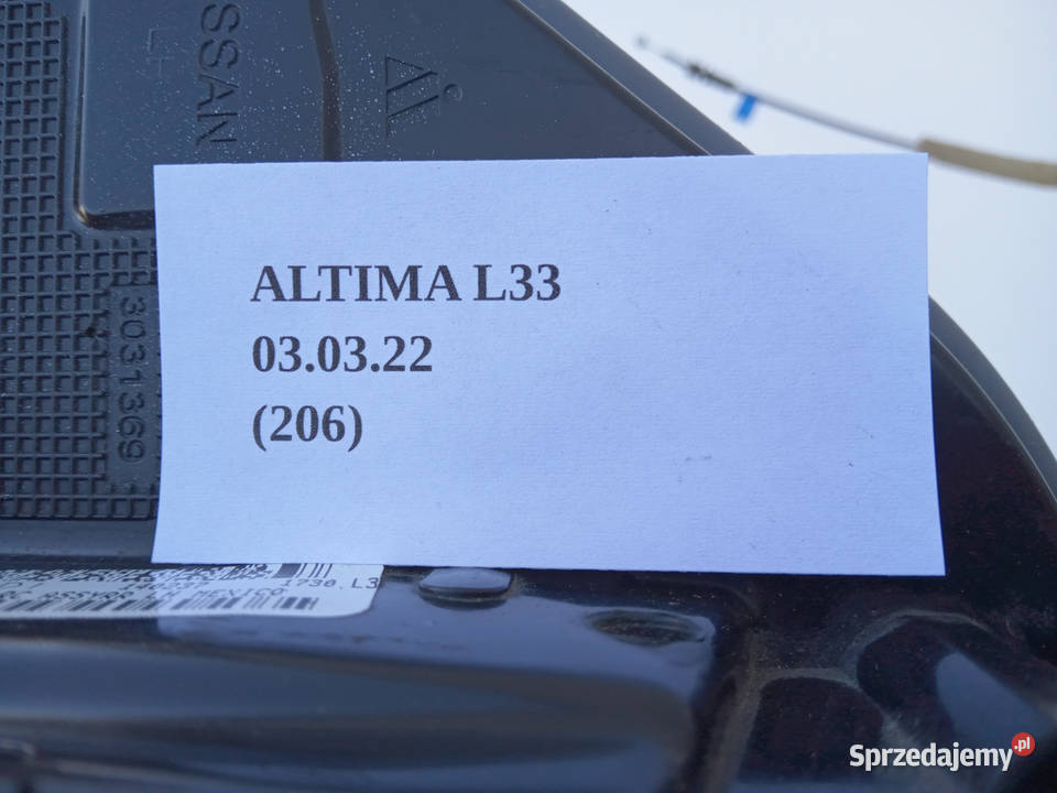 ZAMEK DRZWI LEWY TYŁ NISSAN ALTIMA L33 20132018