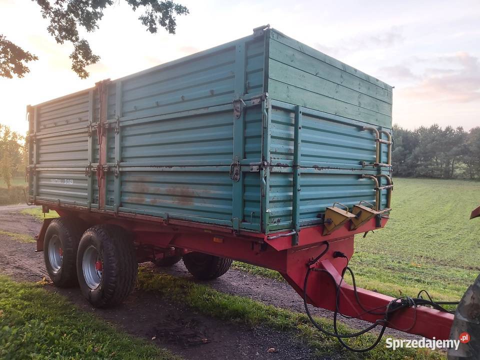 Przyczepa wywrotka tandem Praestbro T 149 kujawsko-pomorskie Jabłonowo Pomorskie