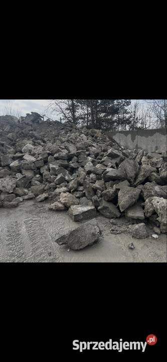 Gruz betonowy duże kawałki Kielce