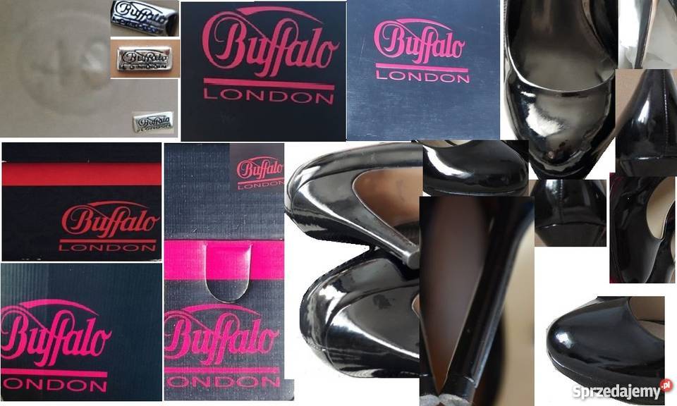 BUFFALO LONDON szpilki czółenka lakierki TK Maxx Kielce