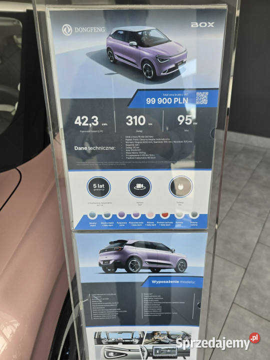 Dongfeng Box 423 kWh 310 zasięg 8Lat Gwarancji Tarnów