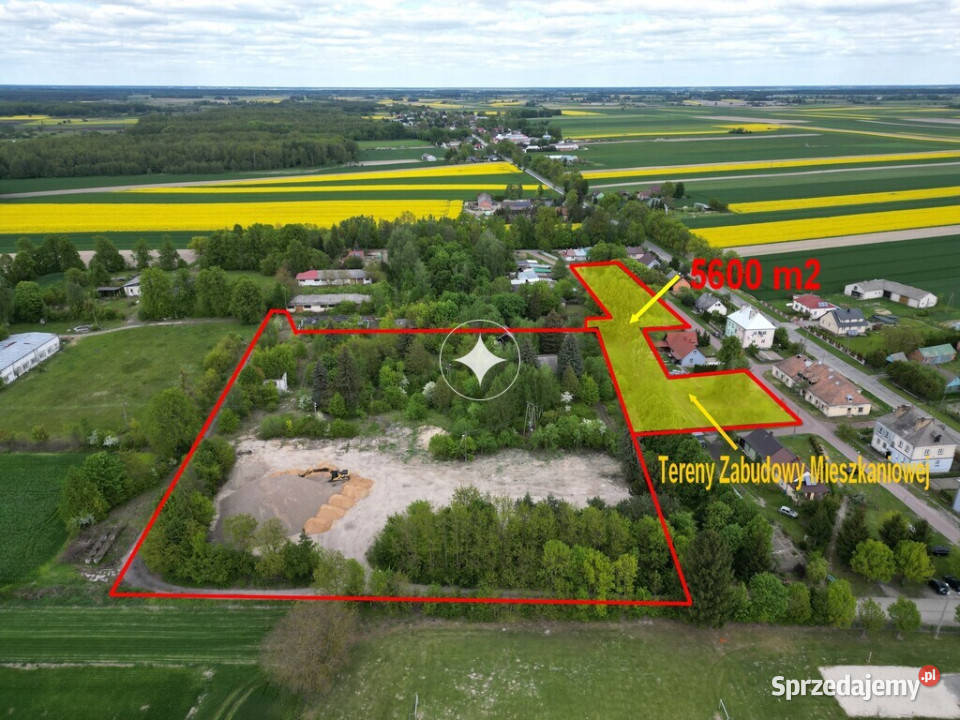 Dwie działki przemysłowa i budowlana Podedwórze