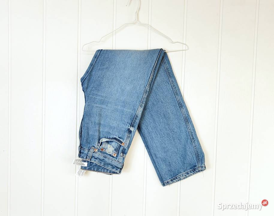 Spodnie jeansowe PullBear 36 S niebieskie jeansy Szczecin