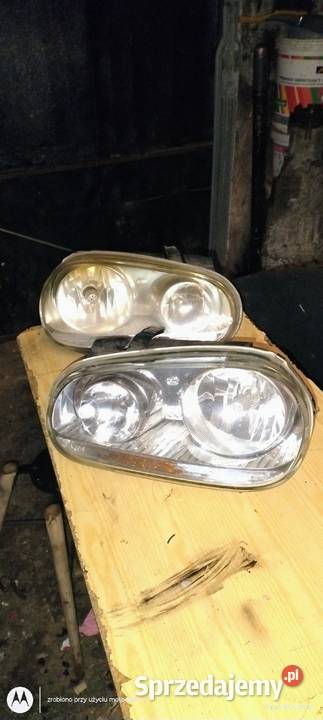 Lampy przednie Golf 4 tuning dolnośląskie Lubin