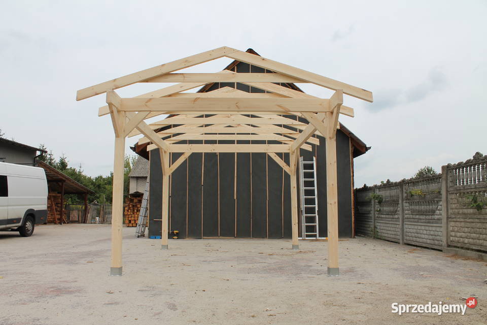 KONSTRUKCJA ALTANY 450x350 Wiata Pergola Garaż Łuków