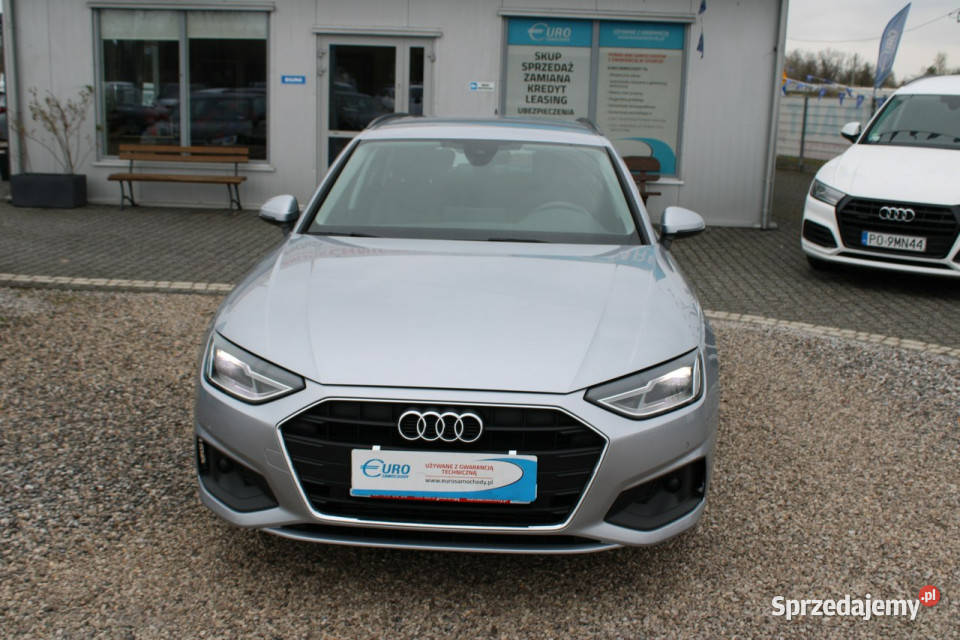 Audi A4 STronic Led Fvat Salon Polska B9 2015 srebrny Warszawa