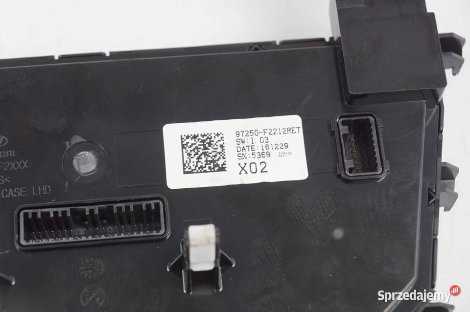 97250F2212 ELANTRA VI PANEL KLIMATYZACJI Pozostałe