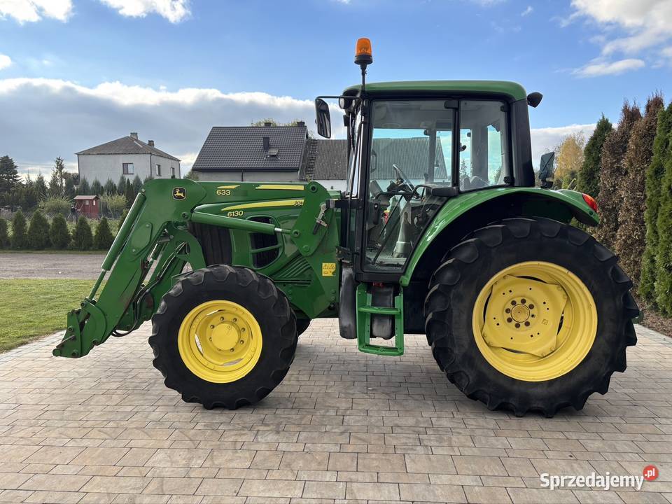 John Deere 6130 z ładowaczem Grabów Szlachecki
