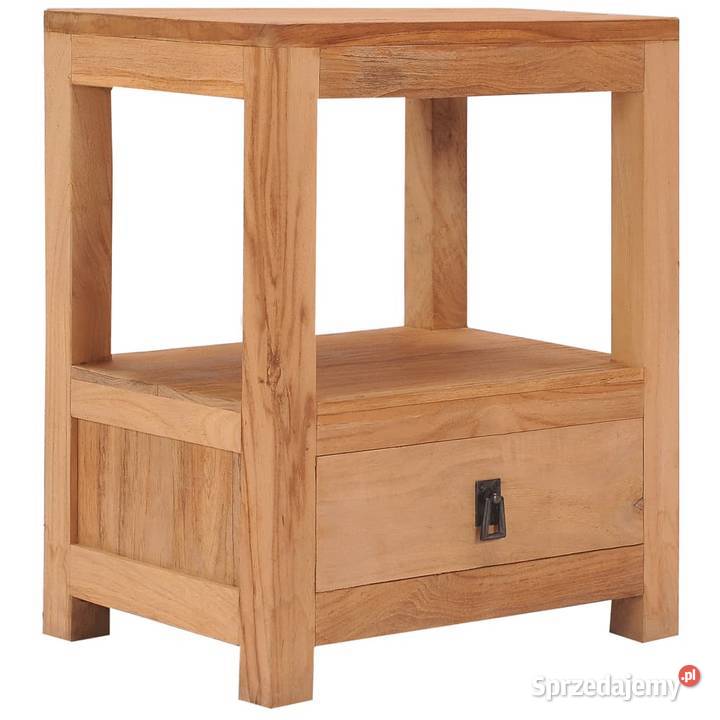 vidaXL Szafka nocna, 40 x 30 x 50 cm, lite drewno (287228)