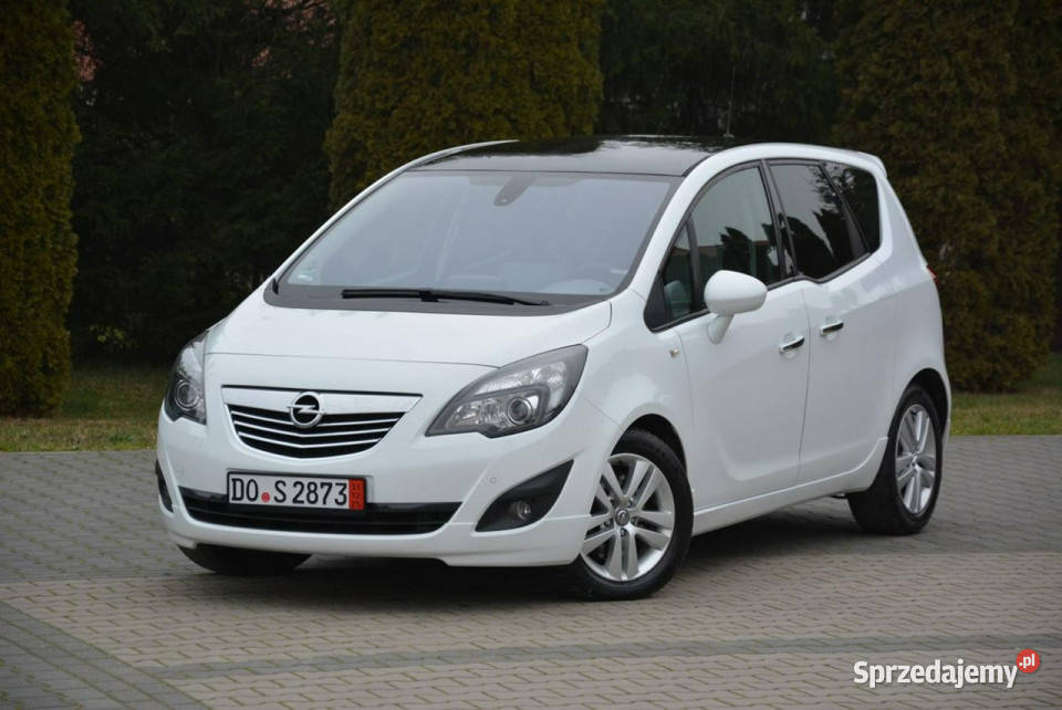Opel Meriva Innovation Brązowe Skóry Kolorowa przyciemniane szyby Ostrów Mazowiecka sprzedam