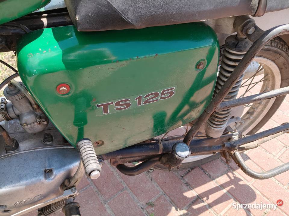 MZ ts 125 1982r z dokumentami nieuszkodzony wielkopolskie Kalisz sprzedam