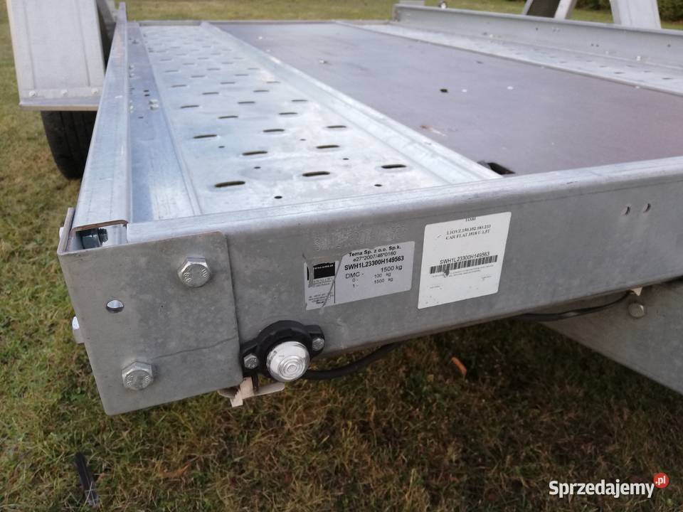 Przyczepa laweta Temared DMC 1500 led bez mazowieckie Sieciechów