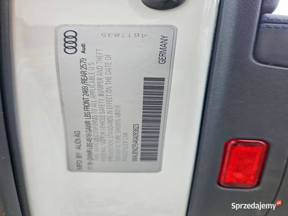 2019 AUDI A5 PREMIUM PLUS SLINE Sedan / Limuzyna Częstochowa